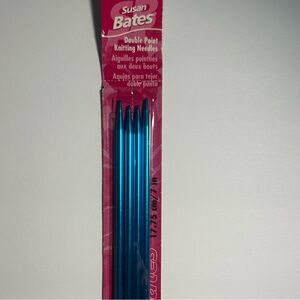 Susan Bates Blue Double Point Knitting Needles
